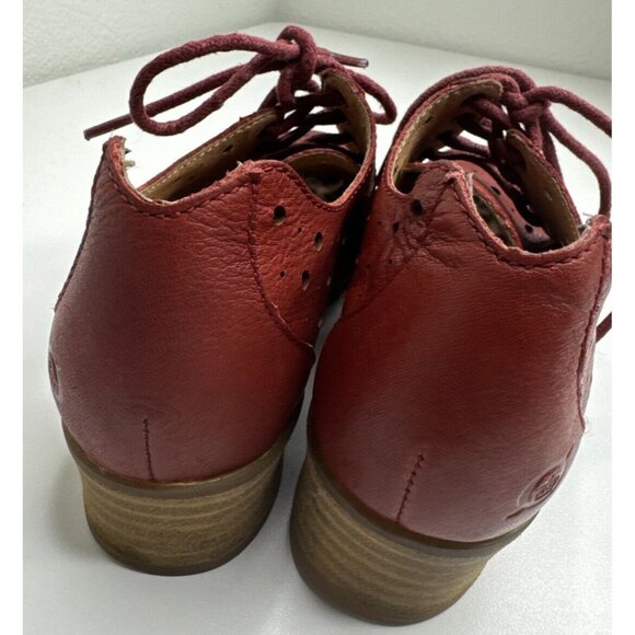 Born Dallyce Oxfords in Red Brick Size 37 6.5 US - Picture 7 of 11
